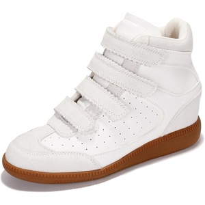 image:imageProject Cloud Wedge Sneakers for Women  Memory Foam Insole Womens Sneakers  Lightweight amp Hi Top Womens Shoes  Stylish Spring Shoes for Women 2026 MarantWhite