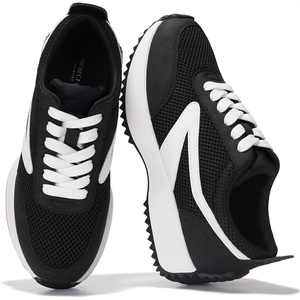 image:imageProject Cloud Womens Sneakers Memory Foam Lightweight Lace Up Shoes 2026  Durable and Lightweight NonSlip Lace Up Fashion Sneakers and Spring Shoes AllDay Comfortortable Walking ShoesSerenablack