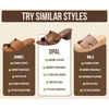 image:imageProject Cloud 100 Genuine Leather Block Heeled Sandals for WomenOpal  Sandals Women FootwearMemory Foam Insole amp NonSlip Womens Sandals Block Heels For WomenWomens Slides amp Womens SandalsCognac Leather