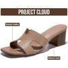 image:imageProject Cloud 100 Genuine Leather Block Heeled Sandals for WomenOpal  Sandals Women FootwearMemory Foam Insole amp NonSlip Womens Sandals Block Heels For WomenWomens Slides amp Womens SandalsNude Leather