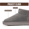 image:imageProject Cloud 100 Genuine Leather Comfortable Womens Ankle Boots Hippy  Water Resistant Memory Foam Insole Winter Shoes  Trendy Footwear Outdoor Fall Shoes for Women  Winter Boots for WomenGrey