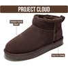 image:imageProject Cloud 100 Genuine Leather Comfortable Womens Ankle Boots Hippy  Water Resistant Memory Foam Insole Winter Shoes  Trendy Footwear Outdoor Fall Shoes for Women  Winter Boots for WomenBitter Chocolate Suede