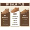 image:imageProject Cloud 100 Genuine Leather Comfortable Womens Ankle Boots Hippy  Water Resistant Memory Foam Insole Winter Shoes  Trendy Footwear Outdoor Fall Shoes for Women  Winter Boots for WomenBubble Gum Suede