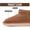 image:imageProject Cloud 100 Genuine Leather Comfortable Womens Ankle Boots Hippy  Water Resistant Memory Foam Insole Winter Shoes  Trendy Footwear Outdoor Fall Shoes for Women  Winter Boots for WomenMocha Suede