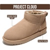 image:imageProject Cloud 100 Genuine Leather Comfortable Womens Ankle Boots Hippy  Water Resistant Memory Foam Insole Winter Shoes  Trendy Footwear Outdoor Fall Shoes for Women  Winter Boots for WomenDesert Rose Suede