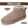 image:imageProject Cloud 100 Genuine Leather Comfortable Womens Ankle Boots Hippy  Water Resistant Memory Foam Insole Winter Shoes  Trendy Footwear Outdoor Fall Shoes for Women  Winter Boots for WomenTaupe
