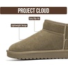 image:imageProject Cloud 100 Genuine Leather Comfortable Womens Ankle Boots Hippy  Water Resistant Memory Foam Insole Winter Shoes  Trendy Footwear Outdoor Fall Shoes for Women  Winter Boots for WomenOlive