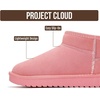 image:imageProject Cloud 100 Genuine Leather Comfortable Womens Ankle Boots Hippy  Water Resistant Memory Foam Insole Winter Shoes  Trendy Footwear Outdoor Fall Shoes for Women  Winter Boots for WomenBubble Gum Suede