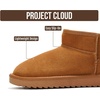image:imageProject Cloud 100 Genuine Leather Comfortable Womens Ankle Boots Hippy  Water Resistant Memory Foam Insole Winter Shoes  Trendy Footwear Outdoor Fall Shoes for Women  Winter Boots for WomenChestnut