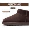image:imageProject Cloud 100 Genuine Leather Comfortable Womens Ankle Boots Hippy  Water Resistant Memory Foam Insole Winter Shoes  Trendy Footwear Outdoor Fall Shoes for Women  Winter Boots for WomenBitter Chocolate Suede