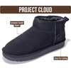 image:imageProject Cloud 100 Genuine Leather Comfortable Womens Ankle Boots Hippy  Water Resistant Memory Foam Insole Winter Shoes  Trendy Footwear Outdoor Fall Shoes for Women  Winter Boots for WomenNavy Suede