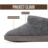 image:imageProject Cloud 100 Genuine Leather Comfortable Womens Ankle Boots Hippy  Water Resistant Memory Foam Insole Winter Shoes  Trendy Footwear Outdoor Fall Shoes for Women  Winter Boots for WomenDark Grey Flannel