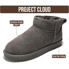 image:imageProject Cloud 100 Genuine Leather Comfortable Womens Ankle Boots Hippy  Water Resistant Memory Foam Insole Winter Shoes  Trendy Footwear Outdoor Fall Shoes for Women  Winter Boots for WomenCharcoal Suede