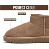 image:imageProject Cloud 100 Genuine Leather Comfortable Womens Ankle Boots Hippy  Water Resistant Memory Foam Insole Winter Shoes  Trendy Footwear Outdoor Fall Shoes for Women  Winter Boots for WomenMushroom Suede