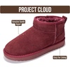 image:imageProject Cloud 100 Genuine Leather Comfortable Womens Ankle Boots Hippy  Water Resistant Memory Foam Insole Winter Shoes  Trendy Footwear Outdoor Fall Shoes for Women  Winter Boots for WomenWine Suede