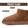 image:imageProject Cloud 100 Genuine Leather Comfortable Womens Ankle Boots Hippy  Water Resistant Memory Foam Insole Winter Shoes  Trendy Footwear Outdoor Fall Shoes for Women  Winter Boots for WomenTobacco Suede