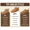 image:imageProject Cloud 100 Genuine Leather Comfortable Womens Ankle Boots Hippy  Water Resistant Memory Foam Insole Winter Shoes  Trendy Footwear Outdoor Fall Shoes for Women  Winter Boots for WomenChestnut