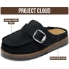 image:imageProject Cloud 100 Genuine Leather Kids Clogs  Non Slip MulesCarlineKids  Clogs for Kids with Slip Resistant Sole  Soft amp Plush Insole Shoes for Girls amp Boys  Clogs amp Mules for Kids ShoesBlack Suede