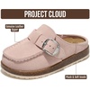 image:imageProject Cloud 100 Genuine Leather Kids Clogs  Non Slip MulesCarlineKids  Clogs for Kids with Slip Resistant Sole  Soft amp Plush Insole Shoes for Girls amp Boys  Clogs amp Mules for Kids ShoesLight Pink Suede