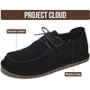 image:imageProject Cloud 100 Genuine Leather Loafers for Women  Classic Loafer UMA  Lightweight Lace Up Womens Shoes with Soft amp Plush Insole Shoes for Women Footwear  Non Slip and Casual Womens LoafersBlack Suede