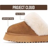 image:imageProject Cloud 100 Genuine Leather Memory Foam Slippers for Women Footwear  Memory Foam Cushioning Genuine Leather Upper NonSlip Sole Lightweight Design for Everyday Comfort and Support AllDay UseChestnut  Viki