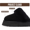 image:imageProject Cloud 100 Genuine Leather Memory Foam Slippers for Women Footwear  Memory Foam Cushioning Genuine Leather Upper NonSlip Sole Lightweight Design for Everyday Comfort and Support AllDay UseBlack  Viki