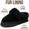 image:imageProject Cloud 100 Genuine Leather Memory Foam Slippers for Women Footwear  Memory Foam Cushioning Genuine Leather Upper NonSlip Sole Lightweight Design for Everyday Comfort and Support AllDay UseBlack  Snowy