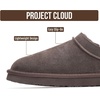 image:imageProject Cloud 100 Genuine Leather Micro Boots Slippers for Women Hipster  Water Resistant Memory Foam Insole SlipOn Womens Slippers  Slip on Fall Shoes Winter Boots for Women  Lightweight ShoesChoco Suede