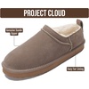 image:imageProject Cloud 100 Genuine Leather Micro Boots Slippers for Women Hipster  Water Resistant Memory Foam Insole SlipOn Womens Slippers  Slip on Fall Shoes Winter Boots for Women  Lightweight ShoesTaupe Suede