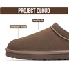 image:imageProject Cloud 100 Genuine Leather Micro Boots Slippers for Women Hipster  Water Resistant Memory Foam Insole SlipOn Womens Slippers  Slip on Fall Shoes Winter Boots for Women  Lightweight ShoesMushroom Suede