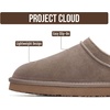 image:imageProject Cloud 100 Genuine Leather Micro Boots Slippers for Women Hipster  Water Resistant Memory Foam Insole SlipOn Womens Slippers  Slip on Fall Shoes Winter Boots for Women  Lightweight ShoesTaupe Suede