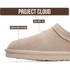 image:imageProject Cloud 100 Genuine Leather Micro Boots Slippers for Women Hipster  Water Resistant Memory Foam Insole SlipOn Womens Slippers  Slip on Fall Shoes Winter Boots for Women  Lightweight ShoesSand Suede