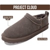 image:imageProject Cloud 100 Genuine Leather Micro Boots Slippers for Women Hipster  Water Resistant Memory Foam Insole SlipOn Womens Slippers  Slip on Fall Shoes Winter Boots for Women  Lightweight ShoesChoco Suede
