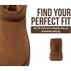 image:imageProject Cloud 100 Genuine Leather Platform Ankle Boots for Women Huggy  Memory Foam Insole Lightweight Winter Booties  Womens Casual Footwear Fall Shoes  Fashionable Womens Boots with EVA OutsoleTobacco Suede
