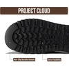 image:imageProject Cloud 100 Genuine Leather Platform Ankle Boots for Women Huggy  Memory Foam Insole Lightweight Winter Booties  Womens Casual Footwear Fall Shoes  Fashionable Womens Boots with EVA OutsoleBlack Leather