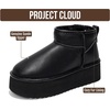 image:imageProject Cloud 100 Genuine Leather Platform Ankle Boots for Women Huggy  Memory Foam Insole Lightweight Winter Booties  Womens Casual Footwear Fall Shoes  Fashionable Womens Boots with EVA OutsoleBlack Leather