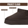 image:imageProject Cloud 100 Genuine Leather Platform Ankle Boots for Women Huggy  Memory Foam Insole Lightweight Winter Booties  Womens Casual Footwear Fall Shoes  Fashionable Womens Boots with EVA OutsoleBrown Distressed
