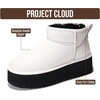 image:imageProject Cloud 100 Genuine Leather Platform Ankle Boots for Women Huggy  Memory Foam Insole Lightweight Winter Booties  Womens Casual Footwear Fall Shoes  Fashionable Womens Boots with EVA OutsoleWhite