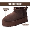 image:imageProject Cloud 100 Genuine Leather Platform Ankle Boots for Women Huggy  Memory Foam Insole Lightweight Winter Booties  Womens Casual Footwear Fall Shoes  Fashionable Womens Boots with EVA OutsoleBrown