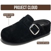 image:imageProject Cloud 100 Genuine Leather Platform Clogs for Women Rothera  Womens Clogs with Plush amp Soft Insole and Arch Support Mules for Women Footwear  Stylish amp NonSlip Womens Mules amp ClogsBlack Suede
