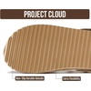 image:imageProject Cloud 100 Genuine Leather Platform Mule Clogs for Women Goldstar  Memory Foam Insole Adjustable Straps Lightweight Platform NonSlip Sole Womens Clogs amp Mules Genuine Leather Daily WearKhaki Suede