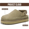 image:imageProject Cloud 100 Genuine Leather Platform Mule Clogs for Women Goldstar  Memory Foam Insole Adjustable Straps Lightweight Platform NonSlip Sole Womens Clogs amp Mules Genuine Leather Daily Wear