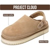 image:imageProject Cloud 100 Genuine Leather Platform Mule Clogs for Women Goldstar  Memory Foam Insole Adjustable Straps Lightweight Platform NonSlip Sole Womens Clogs amp Mules Genuine Leather Daily WearSand Suede