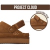 image:imageProject Cloud 100 Genuine Leather Platform Mule Clogs for Women Goldstar  Memory Foam Insole Adjustable Straps Lightweight Platform NonSlip Sole Womens Clogs amp Mules Genuine Leather Daily WearChestnut