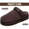 image:imageProject Cloud 100 Genuine Leather Platform Mule Clogs for Women Goldstar  Memory Foam Insole Adjustable Straps Lightweight Platform NonSlip Sole Womens Clogs amp Mules Genuine Leather Daily WearBitter Chocolate Suede