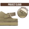 image:imageProject Cloud 100 Genuine Leather Platform Mule Clogs for Women Goldstar  Memory Foam Insole Adjustable Straps Lightweight Platform NonSlip Sole Womens Clogs amp Mules Genuine Leather Daily Wear