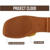 image:imageProject Cloud 100 Genuine Leather Sandals Women Flats For Women Jannel  Sandals for Women Fashion Flat Womens Sandals with Memory Foam Insole Slides Sandals Footwear Mules Womens SandalsYellow