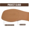 image:imageProject Cloud 100 Genuine Leather Sandals Women Flats For Women Jannel  Sandals for Women Fashion Flat Womens Sandals with Memory Foam Insole Slides Sandals Footwear Mules Womens SandalsLight Denim