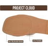 image:imageProject Cloud 100 Genuine Leather Sandals Women Flats For Women Jannel  Sandals for Women Fashion Flat Womens Sandals with Memory Foam Insole Slides Sandals Footwear Mules Womens SandalsBone