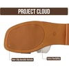 image:imageProject Cloud 100 Genuine Leather Sandals Women Flats For Women Jannel  Sandals for Women Fashion Flat Womens Sandals with Memory Foam Insole Slides Sandals Footwear Mules Womens SandalsBrown White